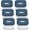 Navy, variant on Caraway 1qt Glass Airtight Food Storage Containers with - , BPA-Free Kitchen Storage Container - Stackable, Space-Saving Airtight Containers for Pantry, Dry Goods - 6 Pack - Navy