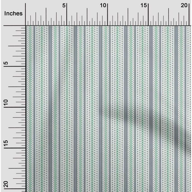 oneOone Polyester Lycra Fabric Stripe|Diamond & Triangle Geometric Printed Fabric 1 Yard 56 Inch Wide