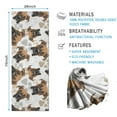thumbnail image 2 of Cute Doberman and Dog Footprint Hot Yoga Mat Towel Non Slip for Hot Yoga - Quick-Drying Yoga Mat Cover with 4 Corner Pockets with Travel Bag - Hot Yoga Towel Non Slip 74"x26", 2 of 6