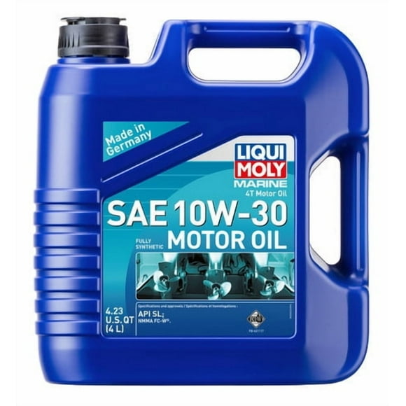 Liqui Moly Huile 20522 Marine 4T; SAE 10W-30; Synthétique; Pichet de 4 Litres; Simple