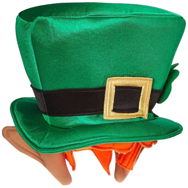 Sombrero de copa Rasta Imposta Leprechaun con orejas, color verde