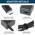 thumbnail image 3 of For Lenovo Yoga 45W USB-C Type-C Laptop Charger Power Supply Adapter 20V 2.25A, 3 of 5