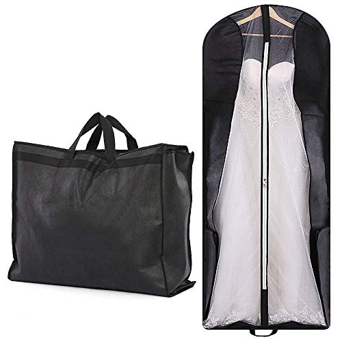 70 Bridal Wedding Gown Garment Bag Extra Large Foldable Portable Travel Dress Cover Hanging