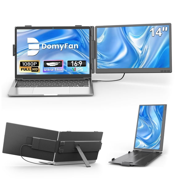 Extensor de pantalla para portátil domyfan 14 FHD 1080P IPS para 13-17 pulgadas