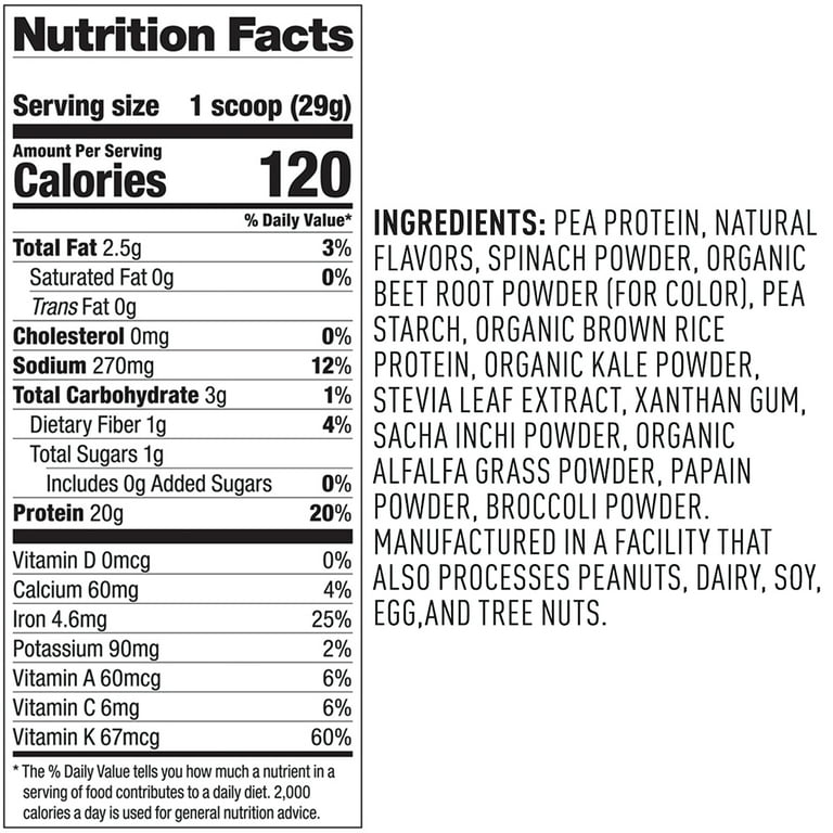 Vega Protein Smoothie, Berry, 12 Servings, 9.2 oz Pouch, Plant