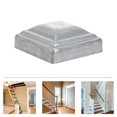 thumbnail image 3 of Shisuyan 10pcs Fence Post Fence Posts Iron Cover Post Galvanized Covers, 3 of 8