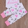 thumbnail image 6 of 4Pcs Newborn Infant Baby Girl 3 6 12 18 24M Clothes Set Romper Bodysuit+Pants Leggings Outfit, 6 of 7