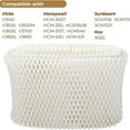 thumbnail image 2 of Janrevotw Humidifier Filter Replacement For Vicks And Kaz Wf2, Fits Vicks V3500n, V3100, V3900 Series, V3700, Sunbeam 1118, 1119, And 1120 Series-2/4 Packages, 2 of 7