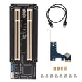 thumbnail image 2 of PCI Express Card, Convenient Practical Solidity Capacitor Filtering PCI E To Dual PCI Card  For Home, 2 of 8