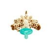 Philips AVENT Soothie Snuggle Pacifier Holder with Detachable Pacifier, 0m+, Giraffe, SCF347/01-1 Count (Pack of 1)