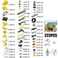 thumbnail image 2 of 6 In 1 Engineering Vehicle Playset Building Construction Bulldozer Truck Toy For Kids Birthday Gift, 2 of 11
