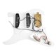 thumbnail image 2 of Placa de selección SSH de 3 capas Pickguard prealambrado cargado Humbucker Set de Strat ST de la guitarra eléctrica blanca de la perla Maboto Placa de selección, 2 of 6