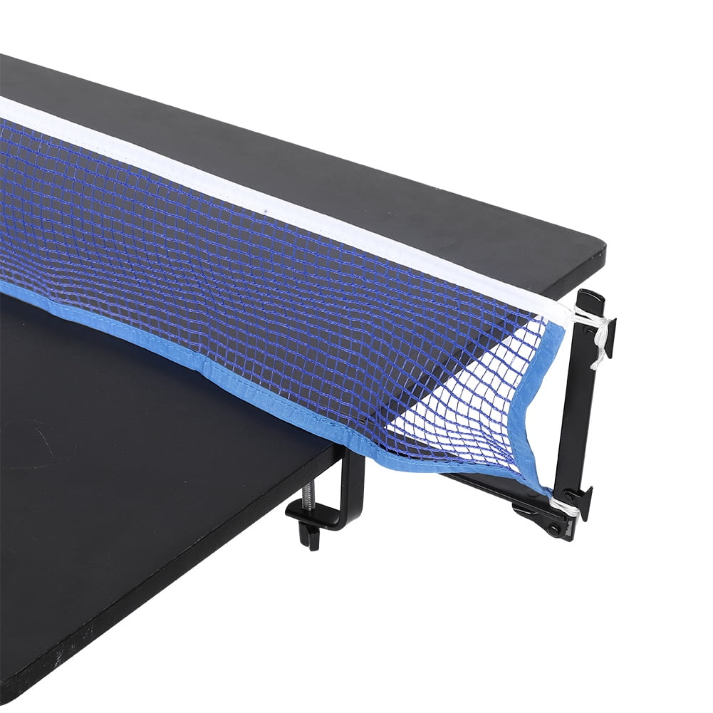 Pong Net, Lightweight Sturdy Quick Setting Up Metal Clamp Table Tennis Net Set Easy Store  For Table Tennis Lovers For Outdoor Use