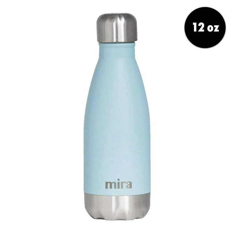 MIRA 17oz Stainless Steel Vacuum Insulated Water Bottle, Leak-Proof Double  Walled Cola Shape, Pearl 