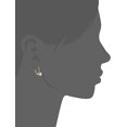 thumbnail image 2 of Collection Platinum-Plated Sterling Silver Infinite Elements Zirconia Leverback Earrings, 2 of 2