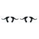 thumbnail image 1 of Manillar de freno para bicicletas Advancent Negro 2piezas, 1 of 6