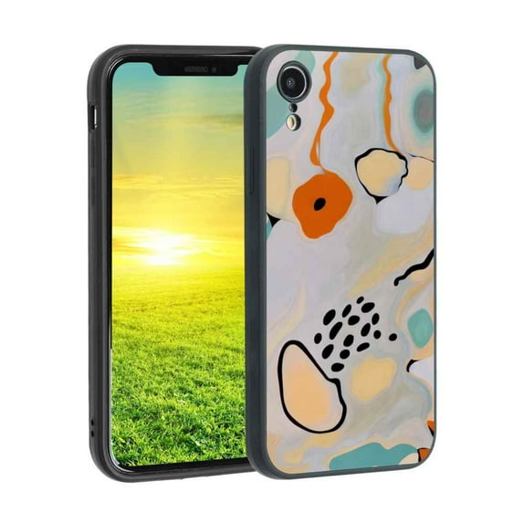 Compatible with iPhone XR Phone Case, Abstract-6th-Gen Case Silicone Protective for Teen Girl Boy Case for iPhone XR