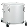thumbnail image 1 of Yiwa 10 Gallon Oil Bucket, Rust-Proof Fryer Grease Caddy with Filter & Wheels, 1 of 6