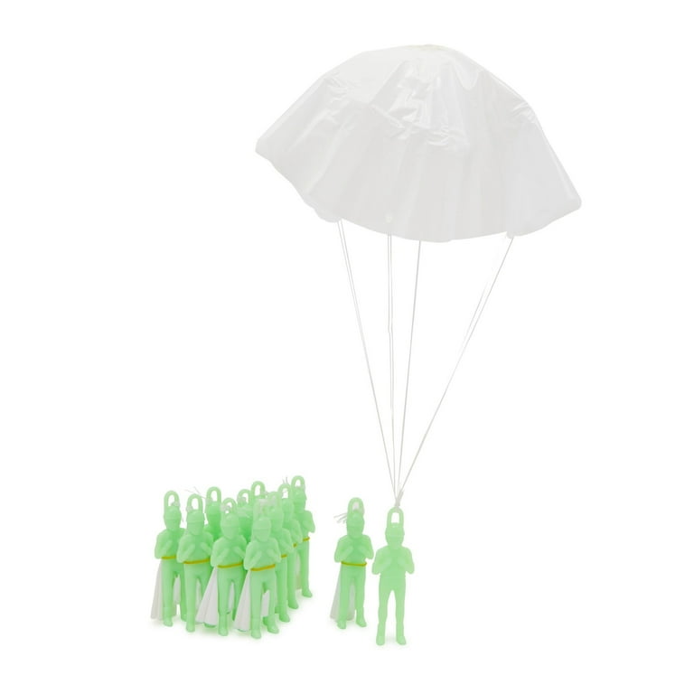 Parachute Army Men Figures Glow in the Dark Military Party Favors