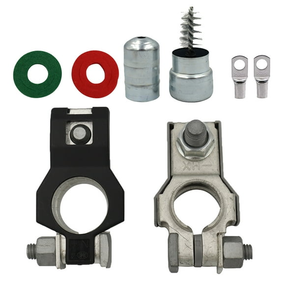 Rust-resistant Quick Disconnect Battery Clamp Car Battery Terminal Clamp Positive and Negative Battery Terminals Battery Clip Storage Battery Tinned Copper
