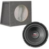 Your Choice 10" Subwoofer and 10" Subwoofer Enclosure with Optional Speaker Wire