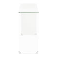 thumbnail image 4 of SAFAVIEH Crysta Glam Ombre Glass Console Table, White, 4 of 13
