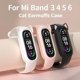 thumbnail image 2 of New Smart Bracelet For Xiaomi Mi Band 6 5 4 3 Cat Earmuffs Case Silicone Replacement Wristband, 2 of 5