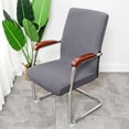 thumbnail image 1 of Computer Office Chair Covers  Desk seat Cover Elastic Fabric Stretch Thick Comfortable Padded Removable Rotating Chair Slipcovers for Office Computer Chair (No Chairs), 1 of 5