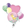 7pc Baby Girl Jungle Animal Balloon Bouquet Decoration Party Shower Welcome Home