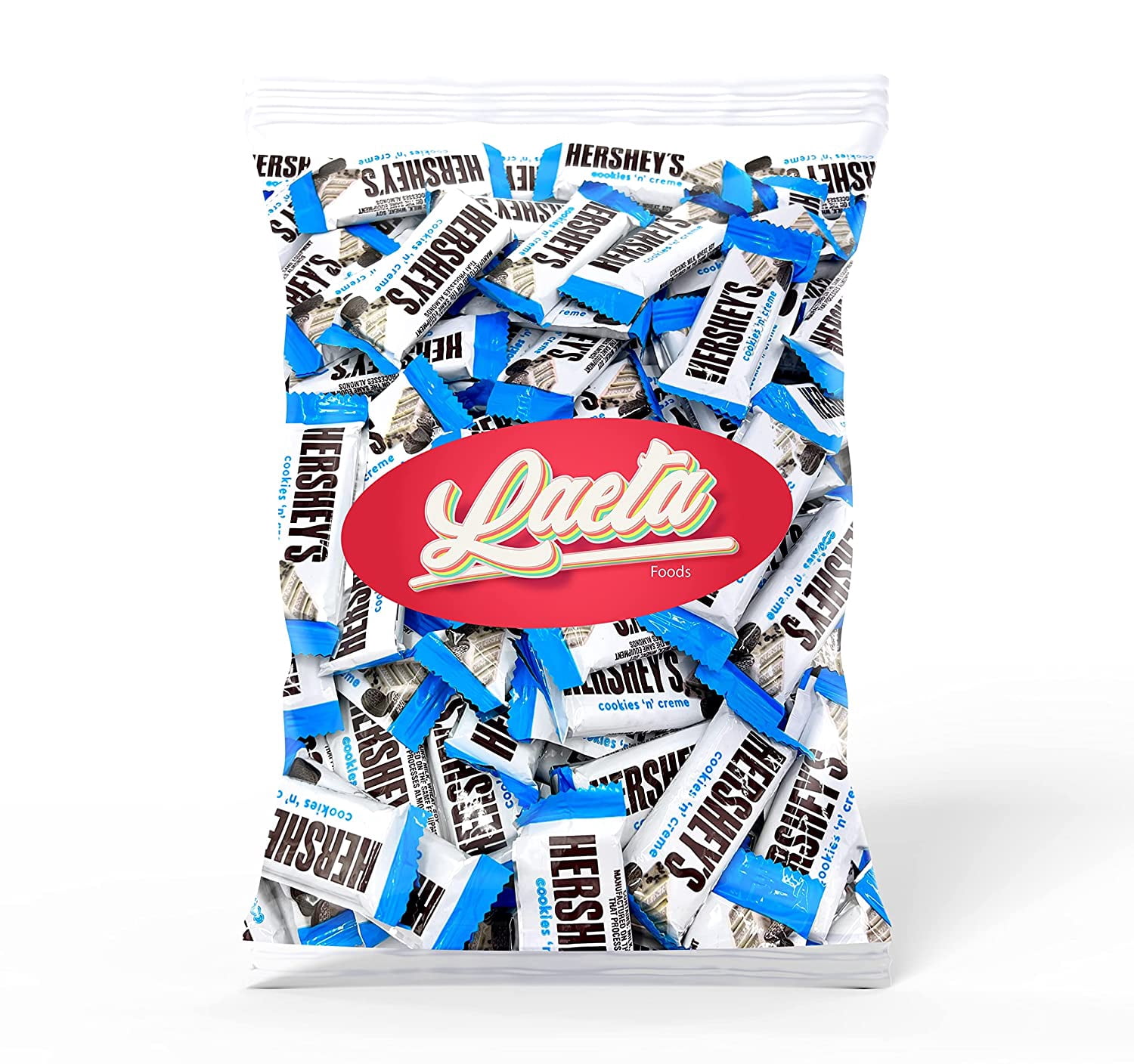 Hershey's Cookies 'n' Crme Snack Size Candy Bar, Bulk 2 Pounds Bag