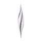 thumbnail image 1 of Adorno colgante Vickerman, 33 cm, blanco y negro, espiral, paquete de 2, 1 of 1