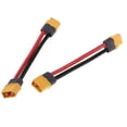 thumbnail image 2 of 4pcs XT60 / XT-60 a Cable de extensión de enchufe Cable de silicona 14AWG, 2 of 8