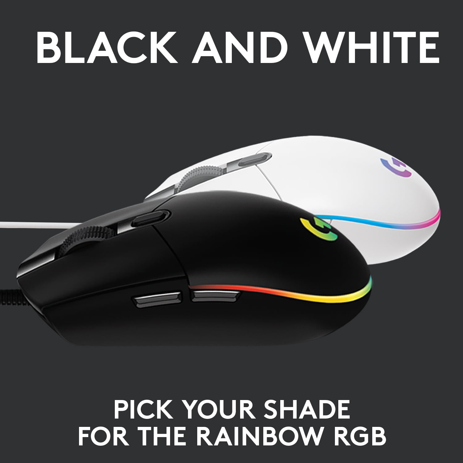 Mouse Lightsync G203 Logitech Black Gaming -