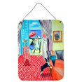 thumbnail image 1 of Caroline's Treasures Lady con su Boston Terrier de Metal de Aluminio 16 x 12 multicolor, 1 of 1