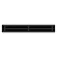 thumbnail image 2 of BUILDMART - 28x4 Modern AC Vent Cover - Decorative Black Aluminum Air Vent - Standard Linear Slot Diffuser - Heating and Cooling Register Grille for Ceiling, Walls & Floors - Texas Buildmart, 2 of 8