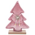 thumbnail image 3 of CIMAXIC christmas Christmas Tree Table Decorations Pink Glitter Plush Xmas Pine Tree Holiday Tabletop Centerpiece Shelf Decor Photo Props Rustic Xmas Tiered Tray Decor,9.45"X7.09"X2.36", 3 of 5