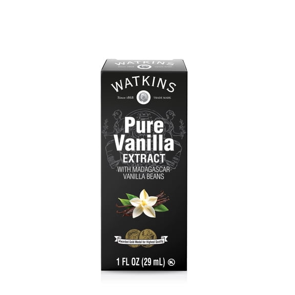 Watkins Pure Vanilla Extract with Madagascar Vanilla Beans, 1 fl oz