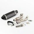 thumbnail image 4 of Slip-On Full System Durble Motorcycle Exhaust Pipe Front Link Pipe Accessories For Yamaha NVX V2 Nvx155 V2, 4 of 4