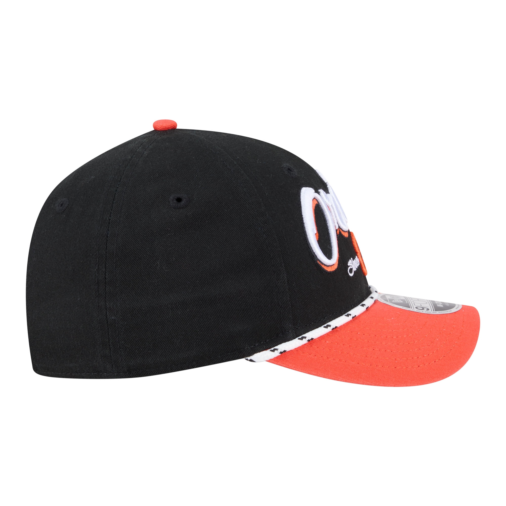 Men's New Era Black/Orange Baltimore Orioles Team Loyal 9FORTY M-Crown Adjustable Hat
