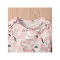 thumbnail image 4 of TSEXIEFOOFU 2Pcs Baby Girl Boy Romper Set Floral/Animals/Clouds/Rainbow Print Long Sleeve Bodysuit Spring Autumn Cute One-Piece Clothes, 4 of 9