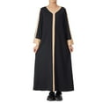 thumbnail image 5 of EnJoCho Kids Girl Musli𝗆 Abaya Dress Bell Sleeve Islami𝖼 Kaftan Eid Robe Maxi Musli𝗆 Ramadan Dress 𝖣ubai Arabic Belt Prayer Clothes, 5 of 7
