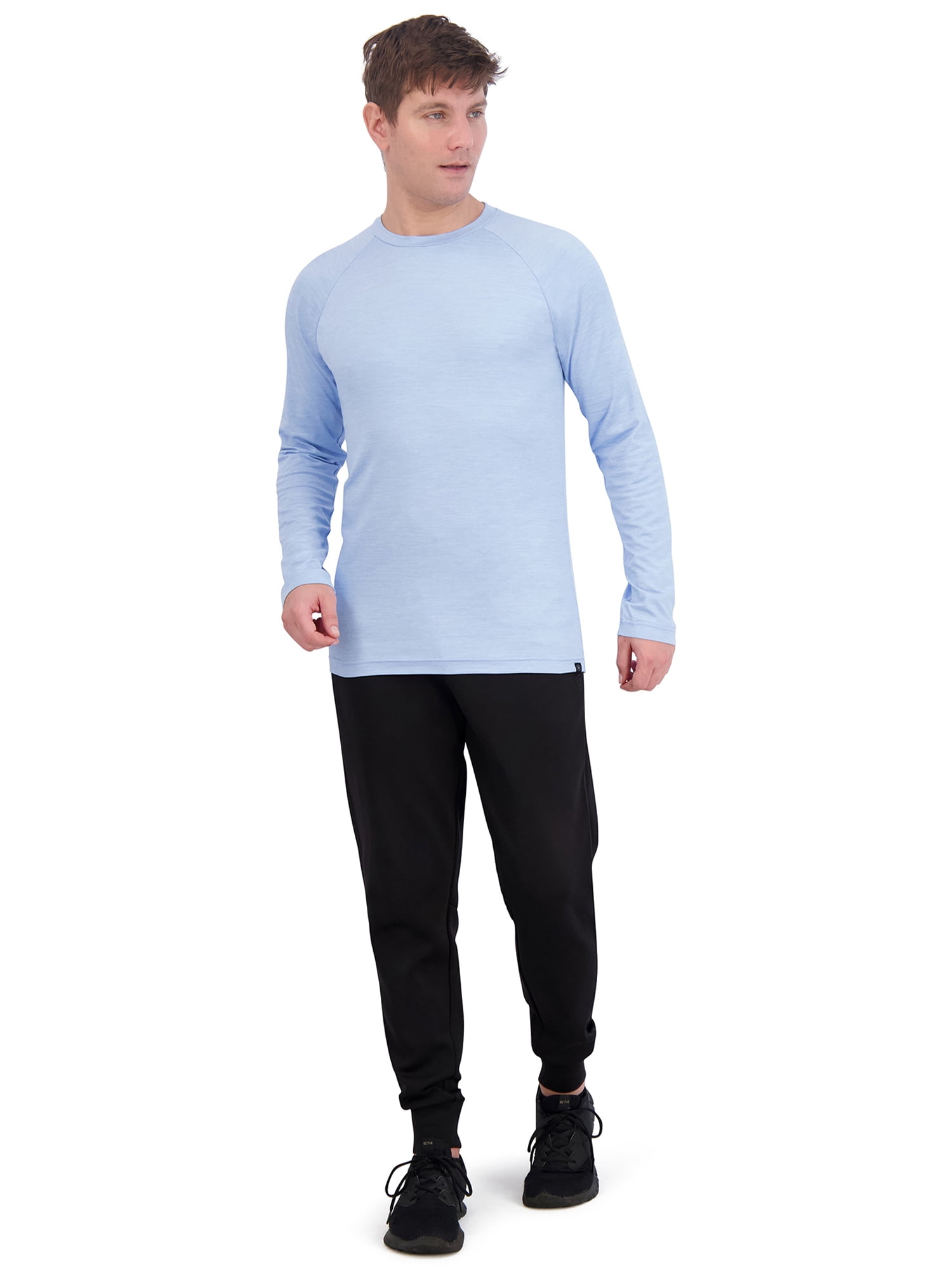 Gaiam Men's Everyday Basic Long Sleeve Tees, Sizes S-XL 