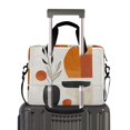 thumbnail image 2 of FORMRS 16" Laptop Bag Carrying Sleeve Case with Handle Travel Shoulder Briefcase, White Abstract Shapes, 2 of 8