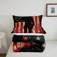 thumbnail image 5 of Erosebridal Vintage US Flag Comforter Sets Full Size, American Soldier Comforters & Duvets, Independence Day Gifts, Reversible 3 Pieces, 5 of 8
