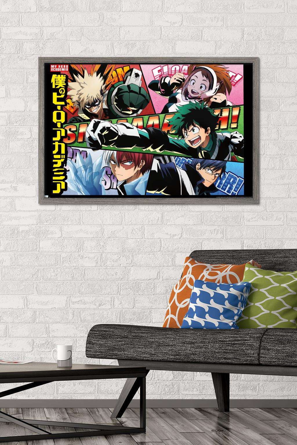 My Hero Academia - Comic Wall Poster, 22.375" x 34", Framed