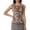 Brown, variant on Plaid Button Tank Tops for Women Sleeveless Crew Neck Lace Vest Slim Fit Cotton Y2k Elegant Tops Casual Work Tops for Spring Summer(Brown,XL)