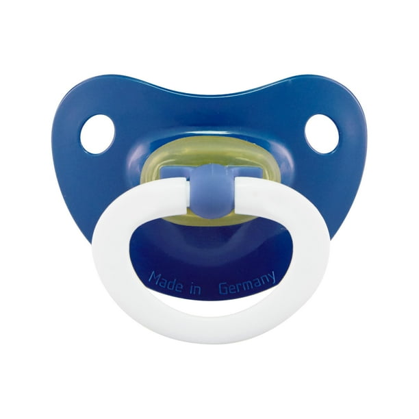 NUK Latex Orthodontic Pacifiers, Boy, 06 Months, 2Pack
