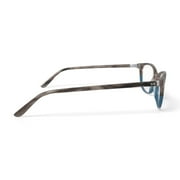 Walmart Womens WOP64 Square Prescription Eyeglasses with Case, Brown Turquoise