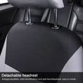 thumbnail image 4 of Tignapoo Universal Polyester Car Seat Covers Set - Beige, Grey, Purple Options for Front & Back Seats, Headrests, and Backrests - Protective, Durable, Easy Installation, 4 of 6
