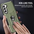 thumbnail image 5 of for Samsung Galaxy S22 Plus 5G Case (Not S22) with Metal Ring Kickstand for Women & Men, Heavy-Duty Protection Shockproof Bumper Cover Case for Samsung Galaxy S22+ Plus 5G TY Green, 5 of 18